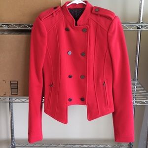BCBG red jacket